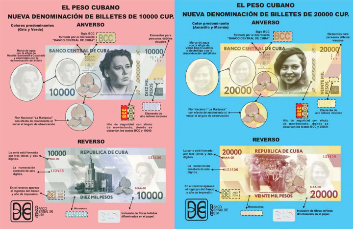 Entran en circulacion nuevos billetes.